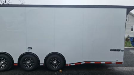 New 2026 Cargo Mate ELIMINATOR 8.5X34 Car / Racing Trailer