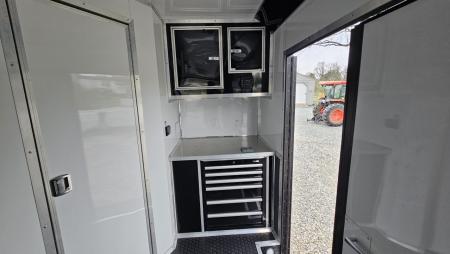 New 2026 Cargo Mate ELIMINATOR 8.5X34 Car / Racing Trailer