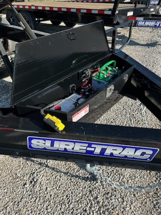 New 2026 Sure-Trac 8.5 x 22 15K HD Deckover Power Tilt Trailer