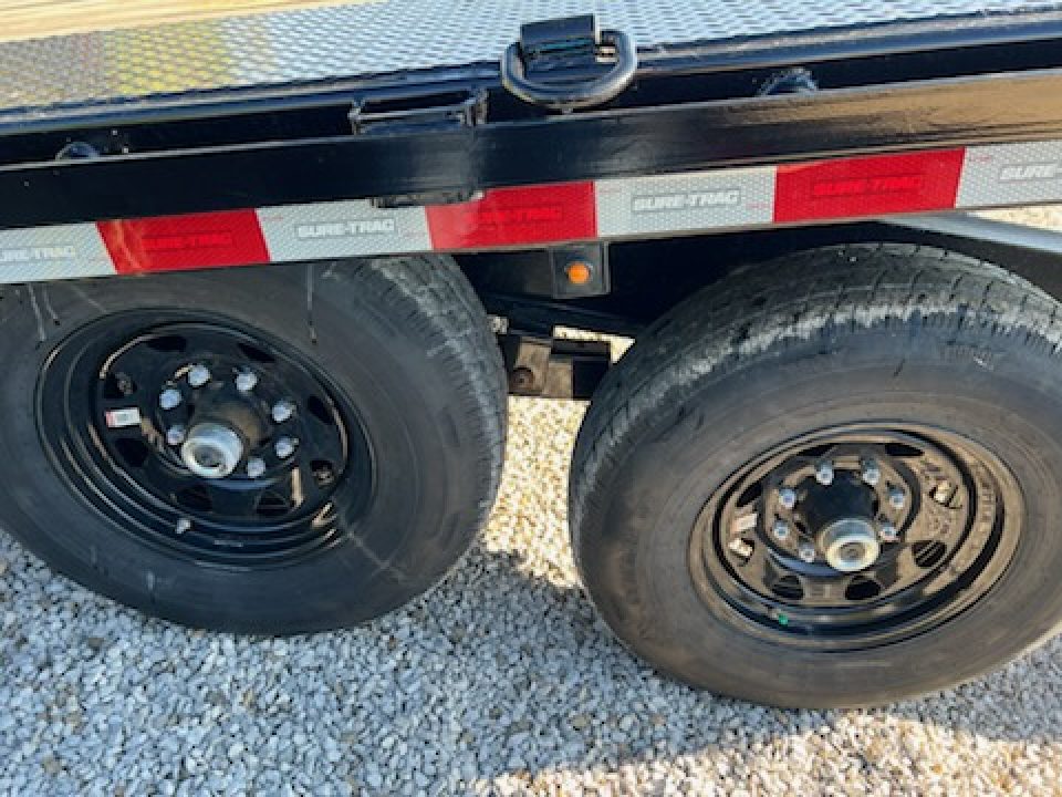 New 2026 Sure-Trac 8.5 x 22 15K HD Deckover Power Tilt Trailer