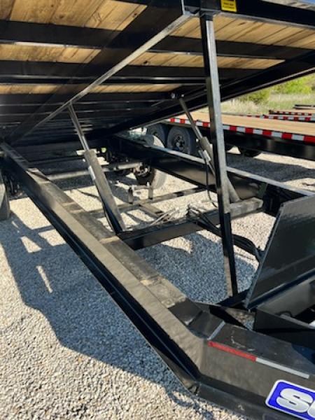 New 2026 Sure-Trac 8.5 x 22 15K HD Deckover Power Tilt Trailer