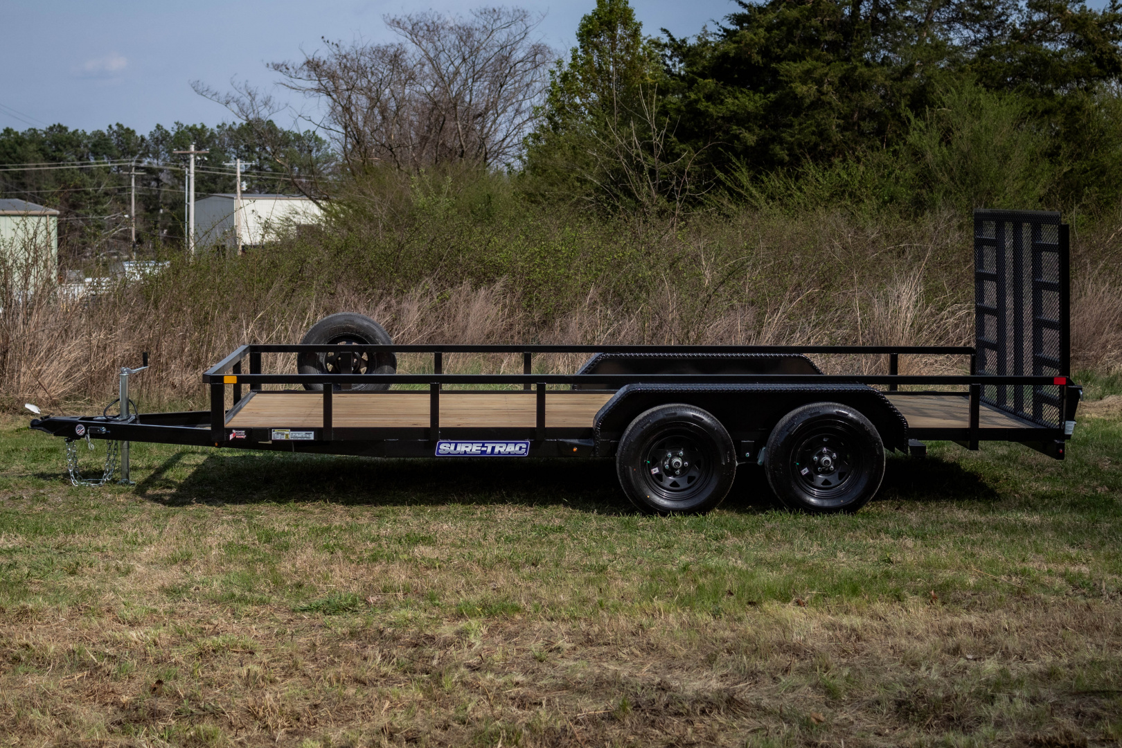 New 2026 Sure-Trac 7x16 7K Tube Top Utility Trailer