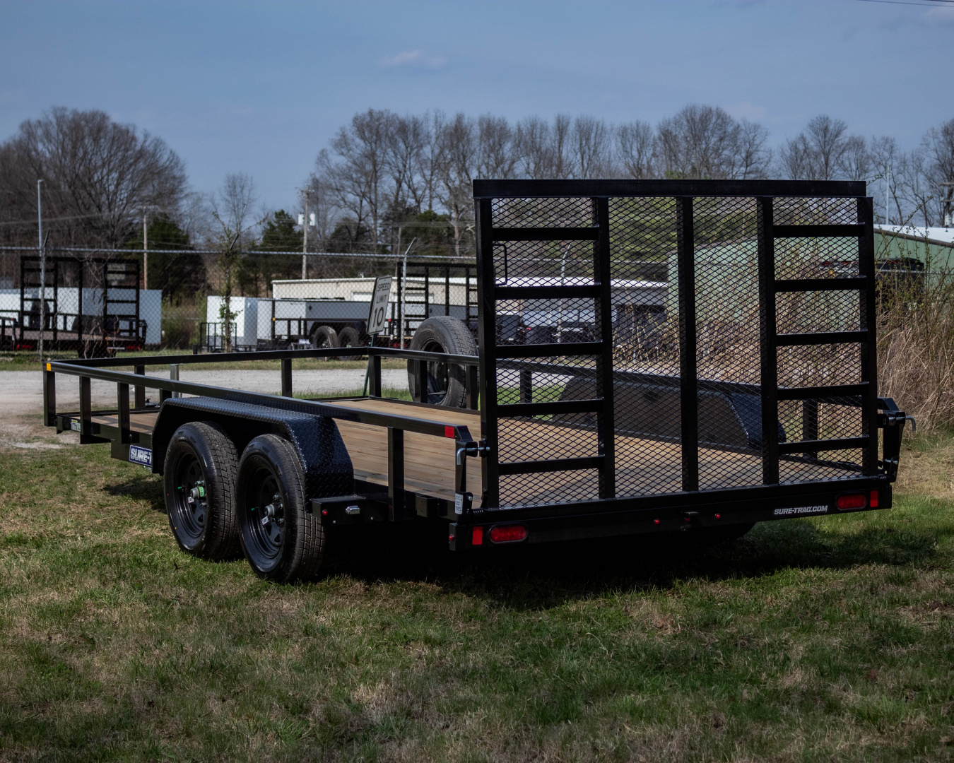 New 2026 Sure-Trac 7x16 7K Tube Top Utility Trailer
