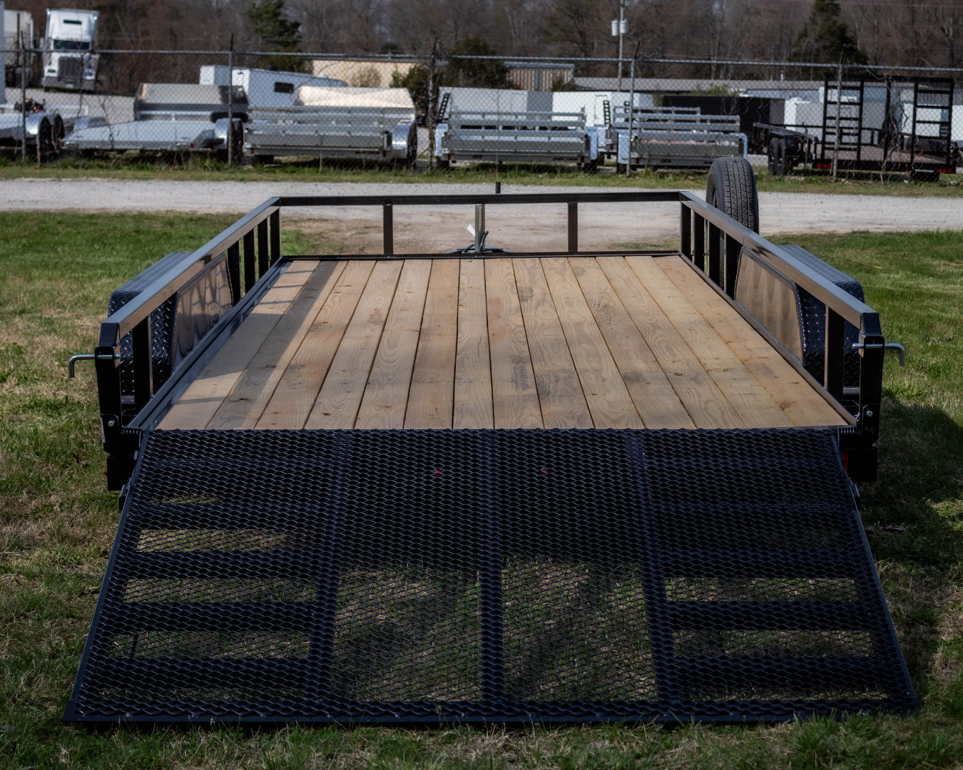 New 2026 Sure-Trac 7x16 7K Tube Top Utility Trailer