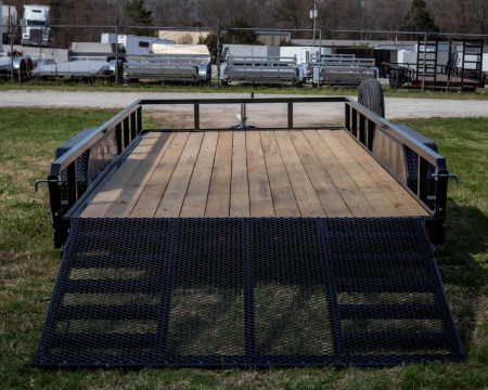 New 2026 Sure-Trac 7x16 7K Tube Top Utility Trailer