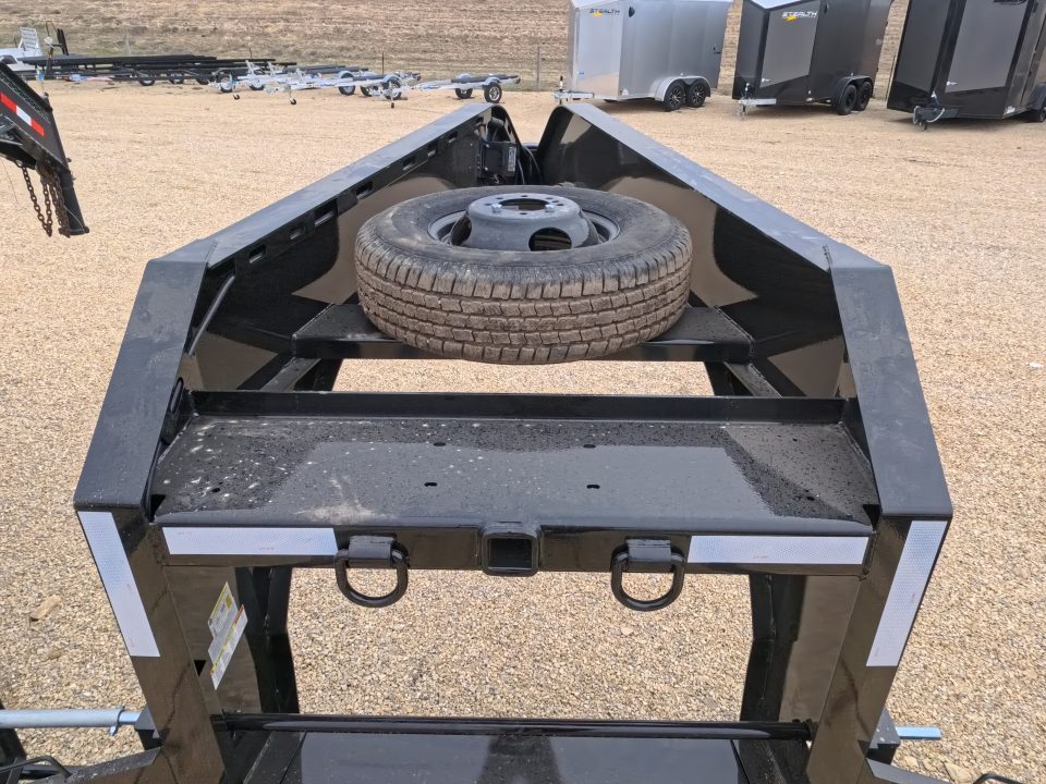 New 2026 Norstar 102 x 30 (25+5) FXG Gooseneck Deckover with 22,000 lb. GVWR, 5' Self Cleaning Dove Tail with Rampage Ramps, 2 - 10K Spring Axles with 2 Electric Brakes