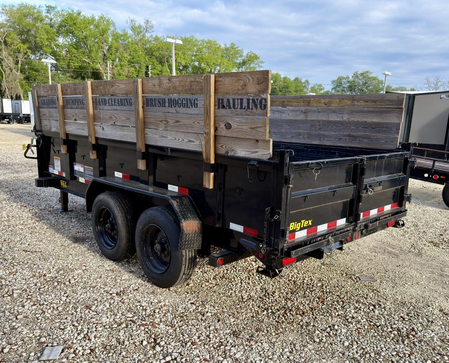Used 2022 Big Tex Trailers 7X16 17.5K Gooseneck Scissor Dump Trailer
