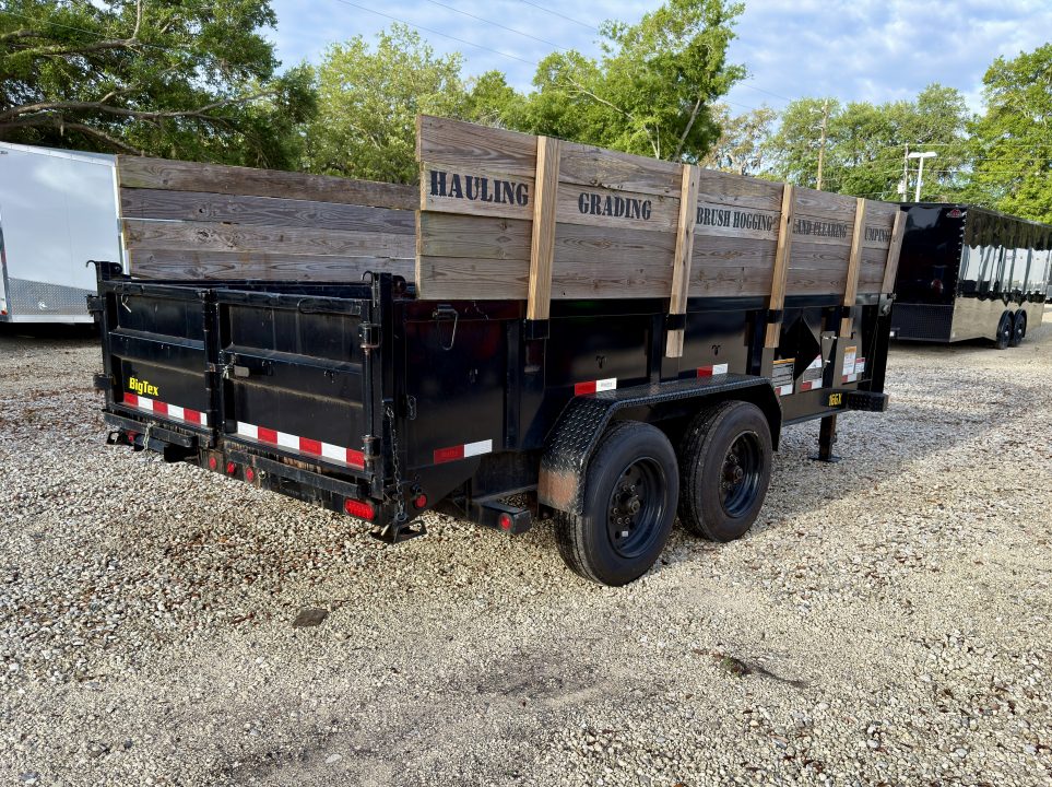Used 2022 Big Tex Trailers 7X16 17.5K Gooseneck Scissor Dump Trailer