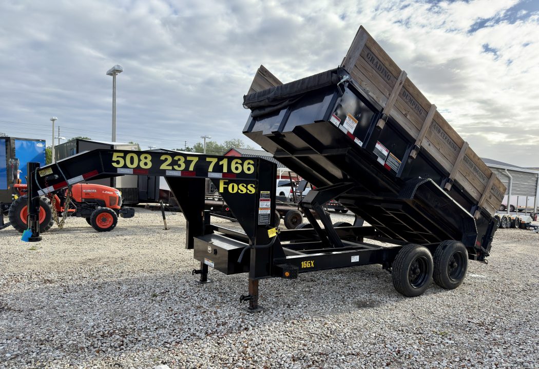 Used 2022 Big Tex Trailers 7X16 17.5K Gooseneck Scissor Dump Trailer