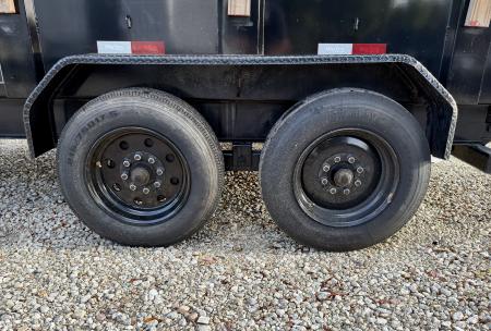 Used 2022 Big Tex Trailers 7X16 17.5K Gooseneck Scissor Dump Trailer