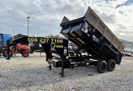 Used 2022 Big Tex Trailers 7X16 17.5K Gooseneck Scissor Dump Trailer