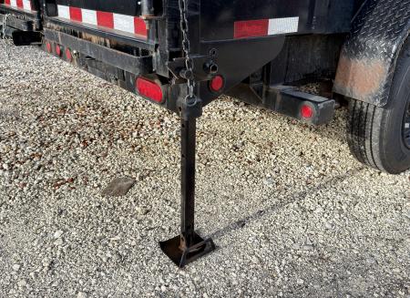 Used 2022 Big Tex Trailers 7X16 17.5K Gooseneck Scissor Dump Trailer