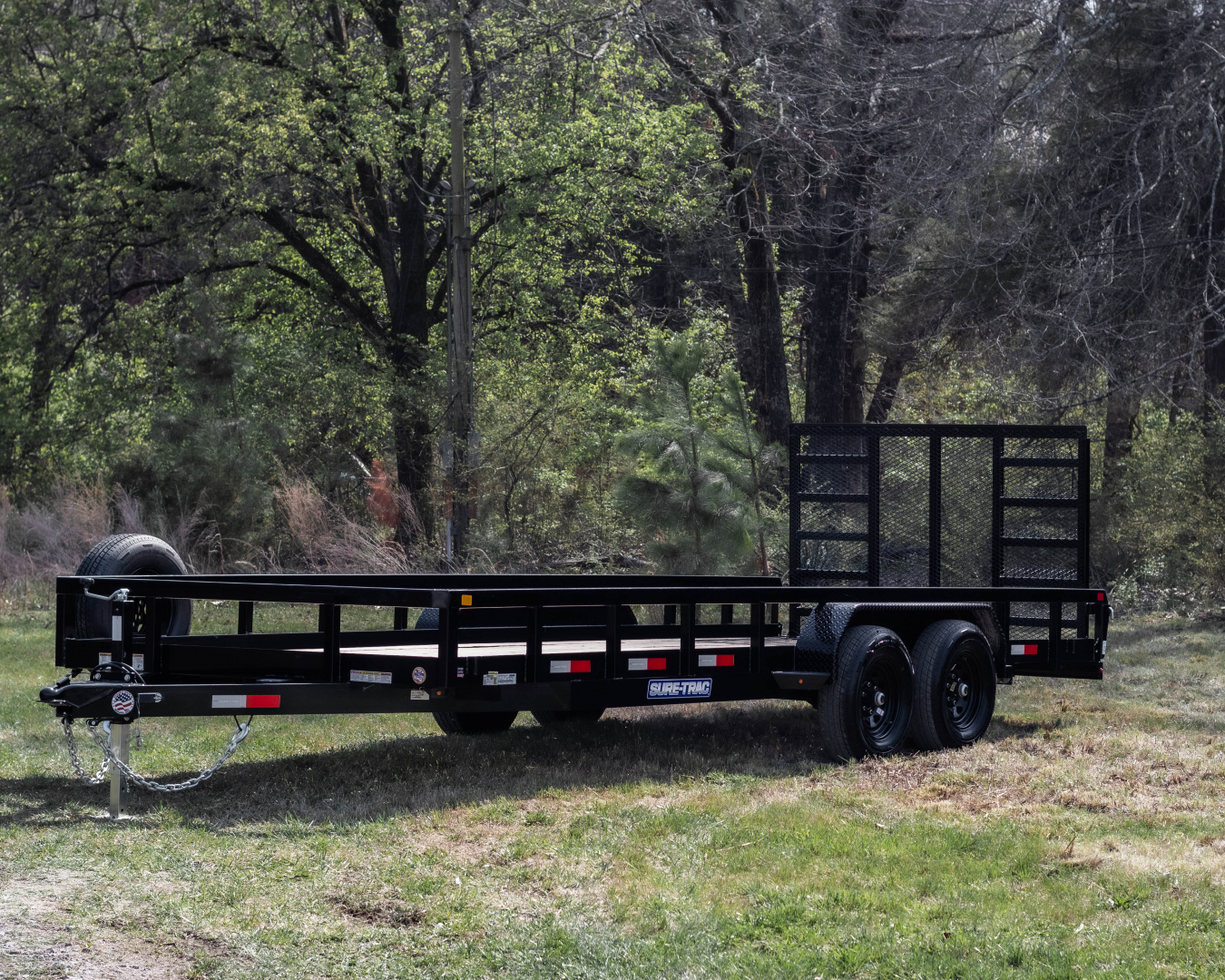 New 2026 Sure-Trac 7x20 10K Tube Top Utility Trailer