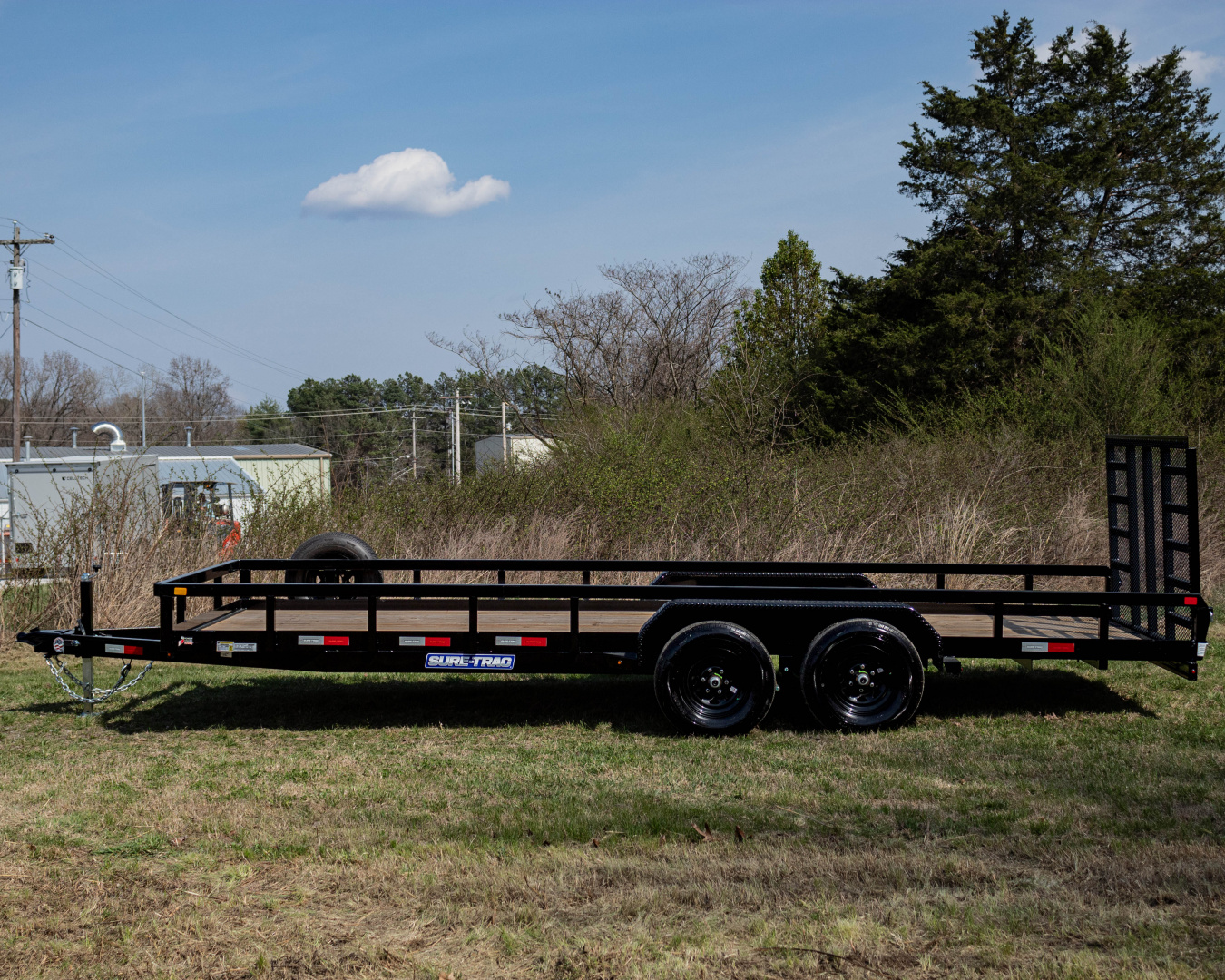 New 2026 Sure-Trac 7x20 10K Tube Top Utility Trailer