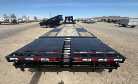 Used 2025 Ascend Industries 40' Flatbed Trailer 12K Tandem Dual Axle