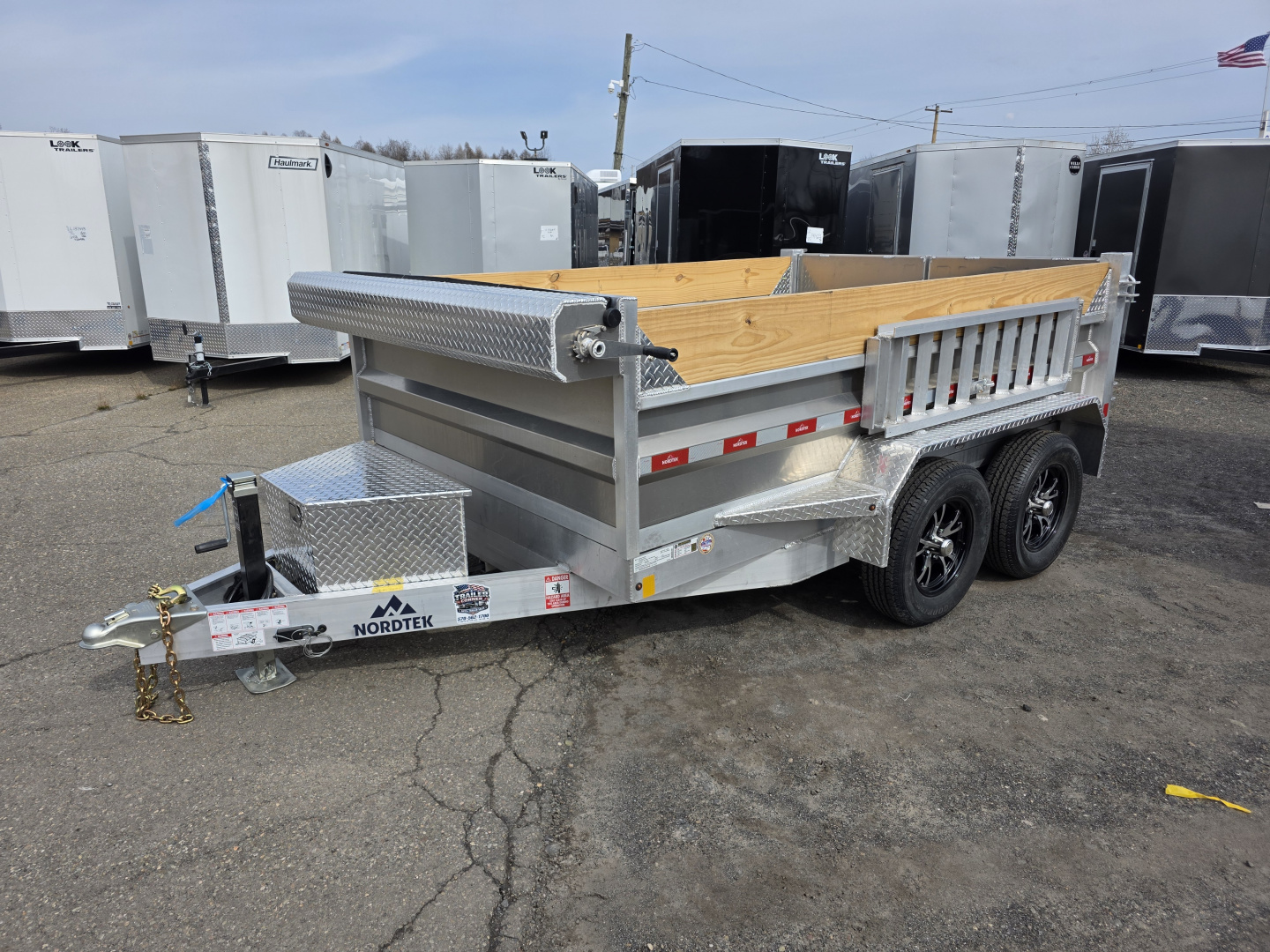 New 2026 Nordtek 75X10 7K - ALUMINUM Dump Trailer