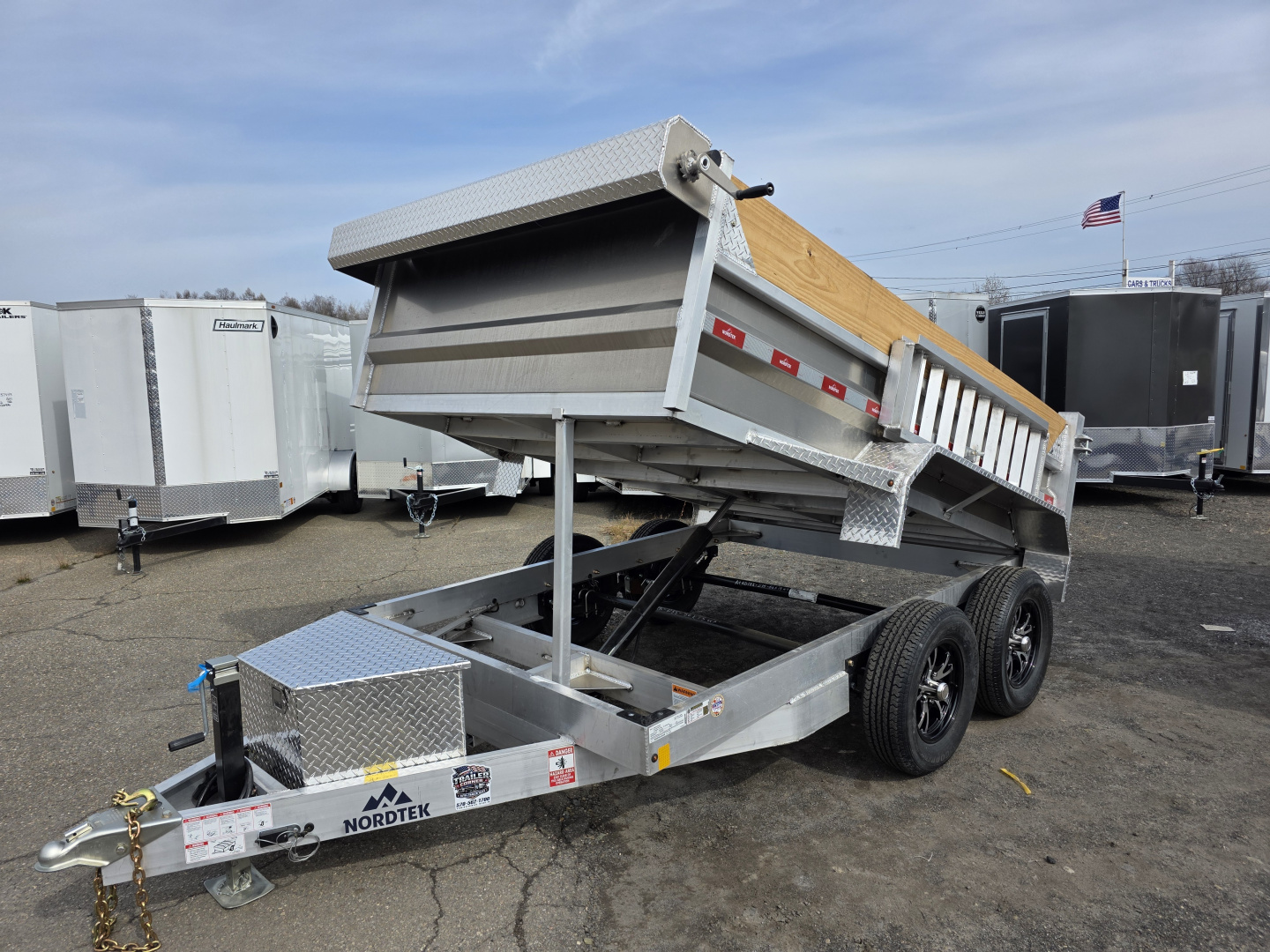 New 2026 Nordtek 75X10 7K - ALUMINUM Dump Trailer