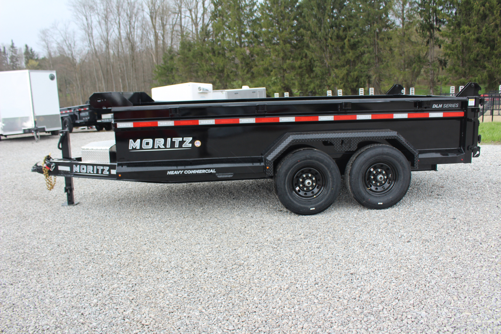 New 2026 Moritz 6' 10" x 14' Heavy Commercial DLH Series Dump Trailer - 14000# GVW