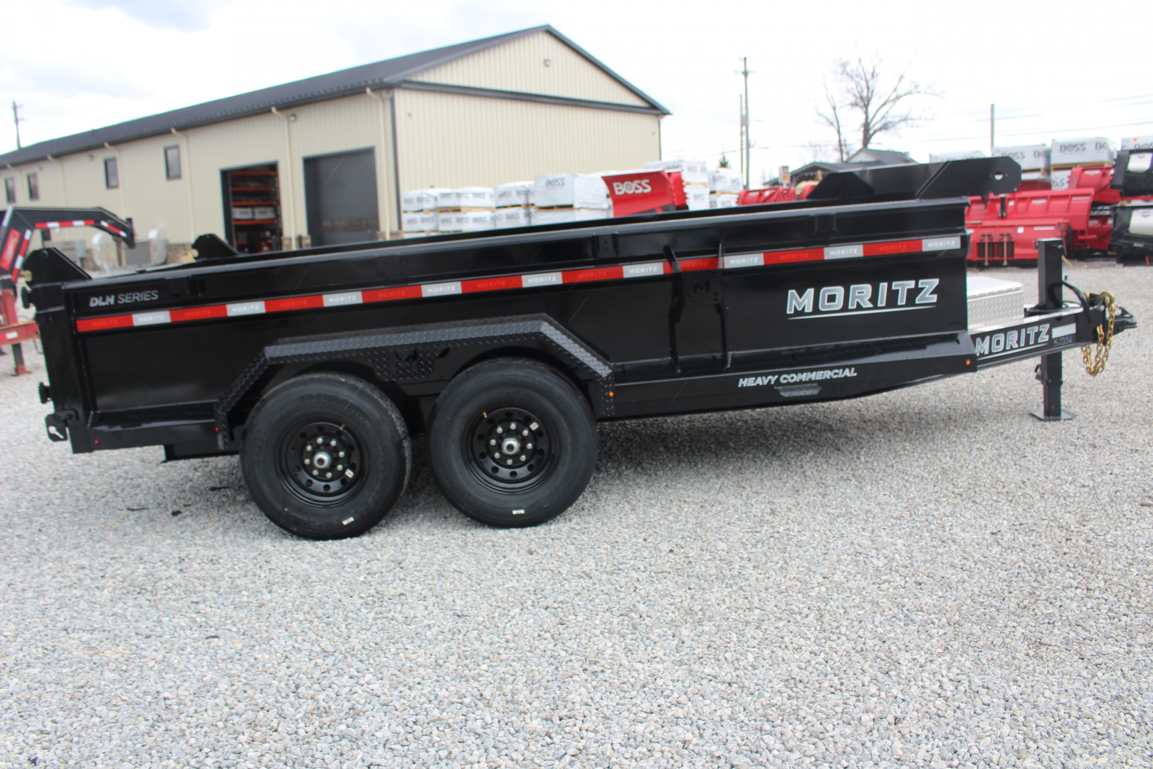New 2026 Moritz 6' 10" x 14' Heavy Commercial DLH Series Dump Trailer - 14000# GVW