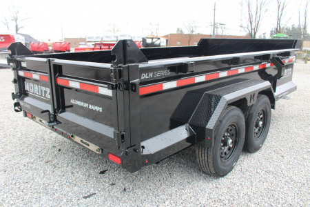 New 2026 Moritz 6' 10" x 14' Heavy Commercial DLH Series Dump Trailer - 14000# GVW