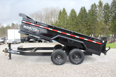 New 2026 Moritz 6' 10" x 14' Heavy Commercial DLH Series Dump Trailer - 14000# GVW