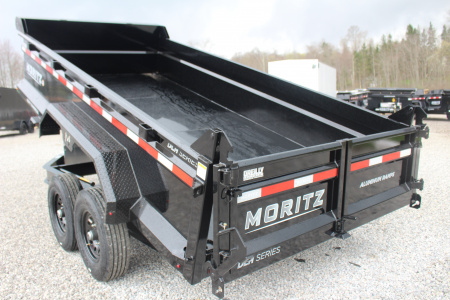 New 2026 Moritz 6' 10" x 14' Heavy Commercial DLH Series Dump Trailer - 14000# GVW