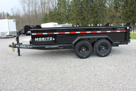 New 2026 Moritz 6' 10" x 14' Heavy Commercial DLH Series Dump Trailer - 14000# GVW