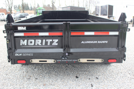 New 2026 Moritz 6' 10" x 14' Heavy Commercial DLH Series Dump Trailer - 14000# GVW
