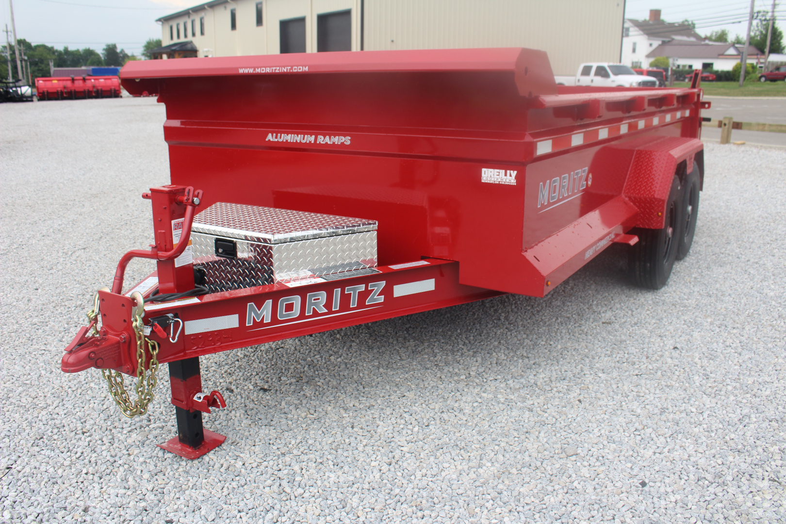 New 2026 Moritz 6' 10" x 14' Heavy Commercial DLH Series Dump Trailer - 14000# GVW