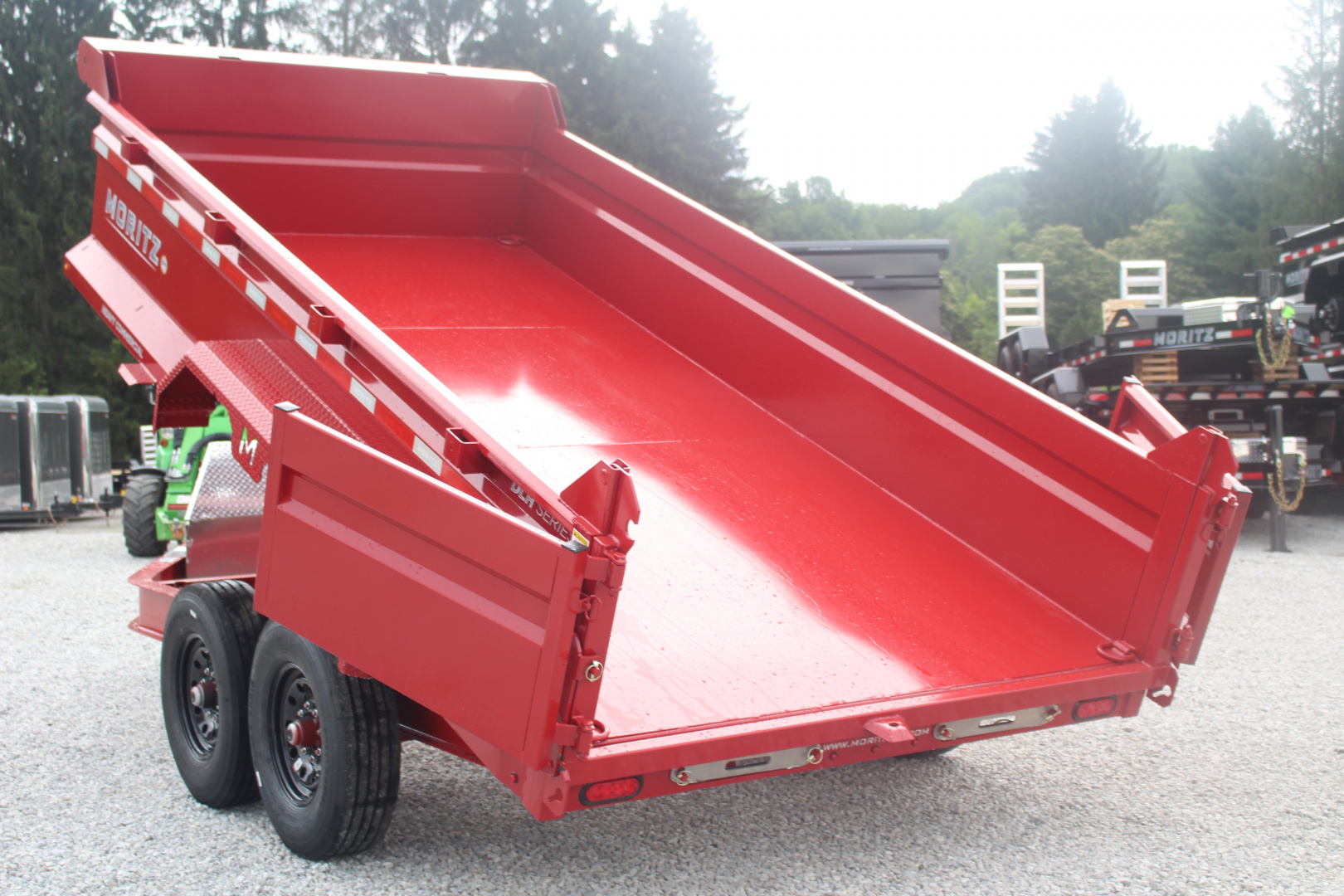 New 2026 Moritz 6' 10" x 14' Heavy Commercial DLH Series Dump Trailer - 14000# GVW
