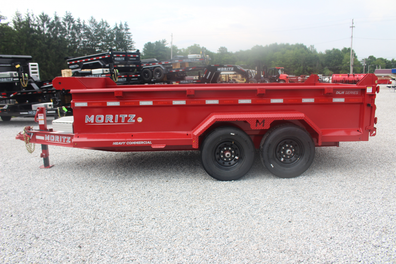 New 2026 Moritz 6' 10" x 14' Heavy Commercial DLH Series Dump Trailer - 14000# GVW