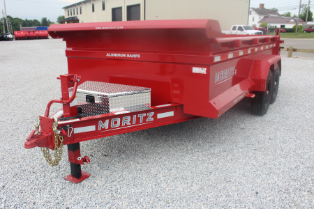 New 2026 Moritz 6' 10  x 14' Heavy Commercial DLH Series Dump Trailer - 14000# GVW