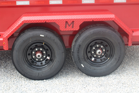 New 2026 Moritz 6' 10" x 14' Heavy Commercial DLH Series Dump Trailer - 14000# GVW