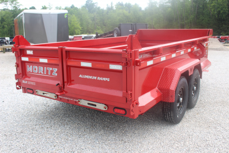 New 2026 Moritz 6' 10" x 14' Heavy Commercial DLH Series Dump Trailer - 14000# GVW