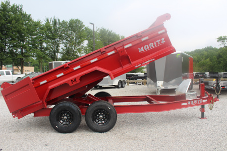 New 2026 Moritz 6' 10" x 14' Heavy Commercial DLH Series Dump Trailer - 14000# GVW