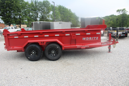 New 2026 Moritz 6' 10" x 14' Heavy Commercial DLH Series Dump Trailer - 14000# GVW