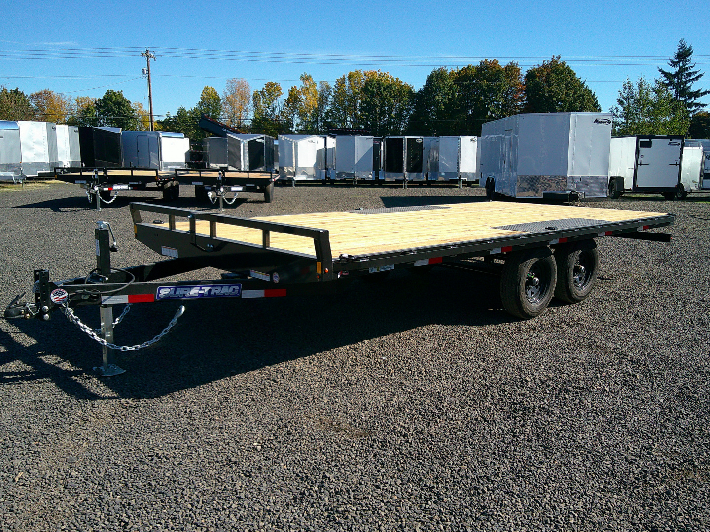 New 2026 Sure-Trac 8.5x18 10k Deckover Trailer