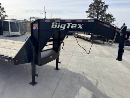 Used 2015 Big TEX 30ft Gooseneck with 25,900 GVWR and 2-10,000lb axles 23,900 GVWR