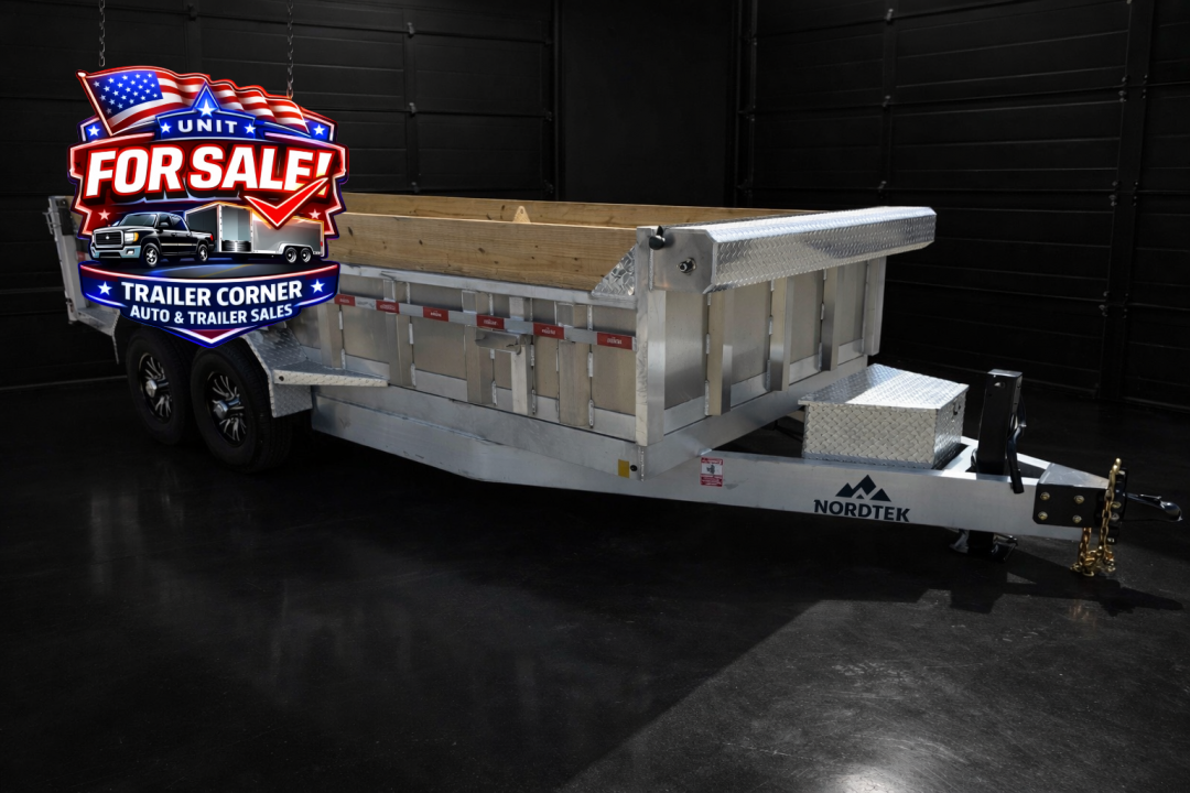 New 2026 Nordtek 82X16 14K - ALUMINUM Dump Trailer