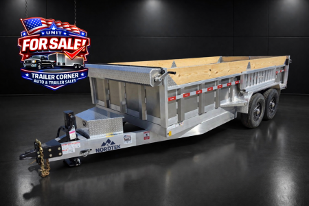 New 2026 Nordtek 82X16 14K - ALUMINUM Dump Trailer