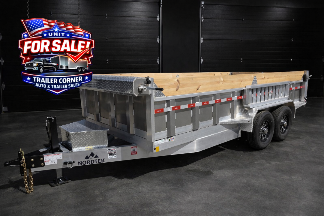 New 2026 Nordtek 82X16 14K - ALUMINUM Dump Trailer