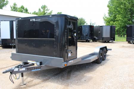 New 2026 Top Hat 20X83 DC07 W/5' SLIDE IN RAMPS Car Hauler