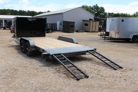 New 2026 Top Hat 20X83 DC07 W/5' SLIDE IN RAMPS Car Hauler