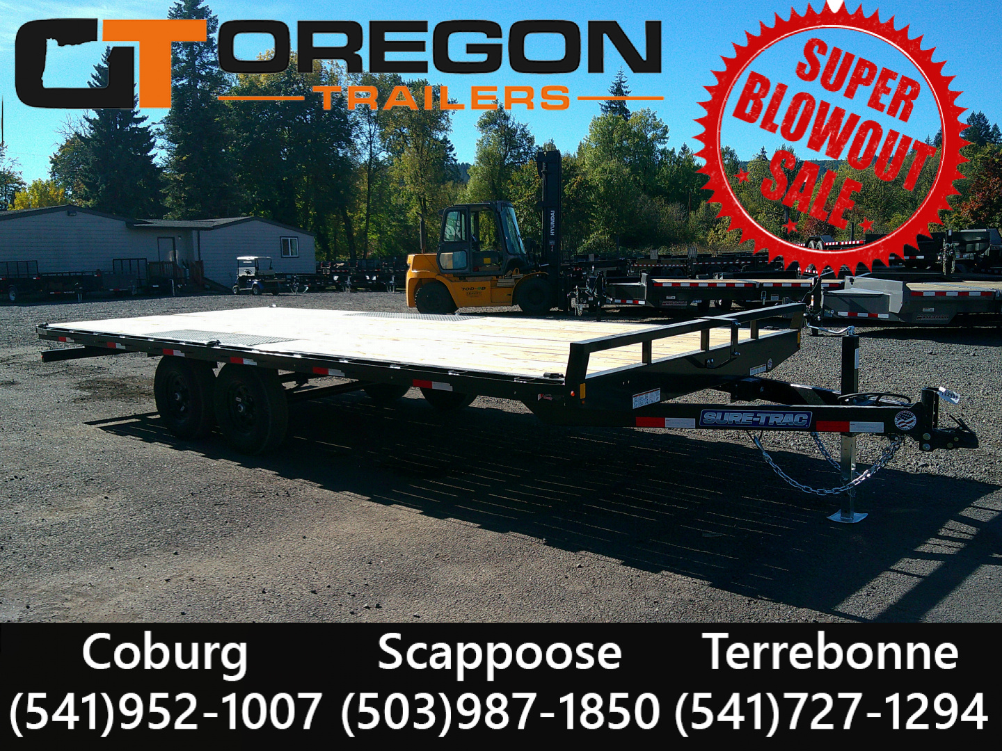 New 2026 Sure-Trac 8.5x20 10k Deckover Trailer