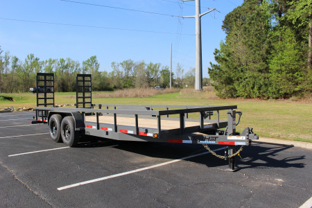 New 2026 Top Hat 83X20 HT14 W/5' STAND UP EXPANDED METAL RAMP Equipment Trailer