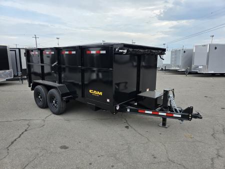 New 2026 Cam Superline 7X14 14K - 4' HIGH SIDES Dump Trailer