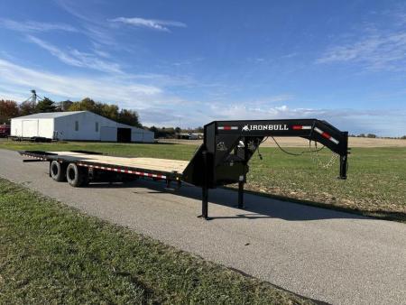 New 2026 Iron Bull Trailers 102"x32' 22K Hydraulic Dovetail
