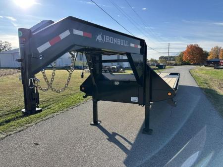 New 2026 Iron Bull Trailers 102"x32' 22K Hydraulic Dovetail