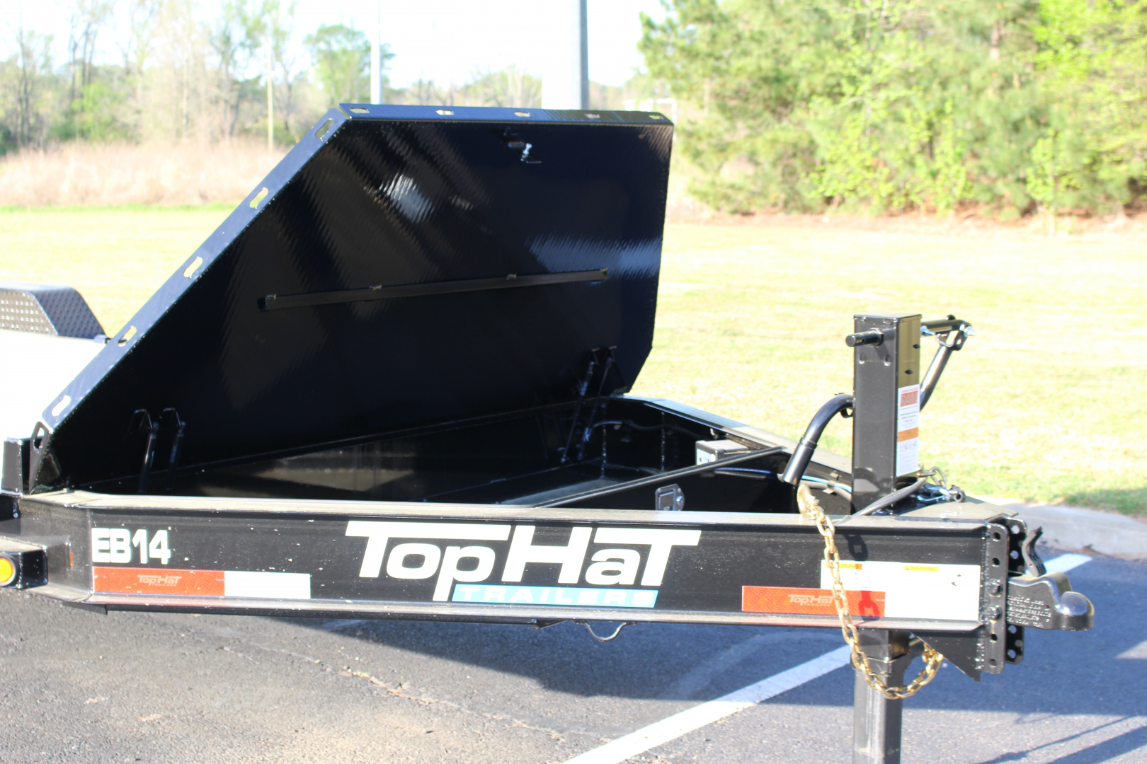 New 2026 Top Hat 83X20 EB14 W/ 5' STAND UP EXPANDED METAL RAMPS Equipment Trailer