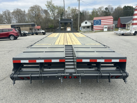 New 2026 DOWN 2 EARTH GOOSENECK 25' 22K DUAL TANDEM EQUIPMENT HAULER